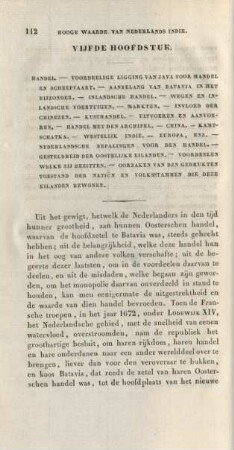 Vijfde hoofdstuk. Handel ...