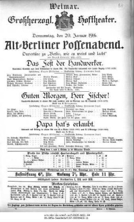 Das Fest der Handwerker