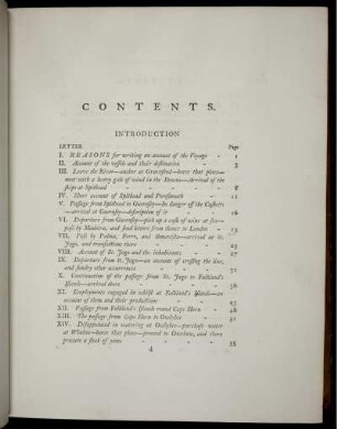 Contents. Introduction. [Abb. siehe arabische Paginierung]