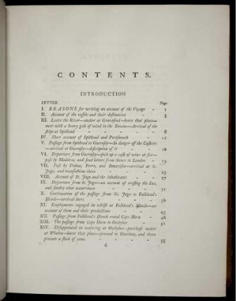 Contents. Introduction. [Abb. siehe arabische Paginierung]