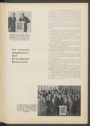 Un retrato magnífico del Presidente Roosevelt