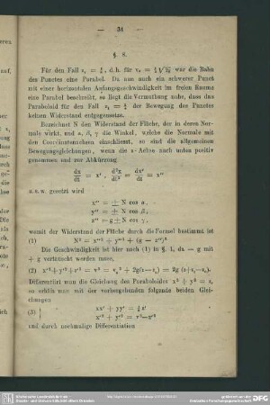 §. 9. Bewegung eines schweren Punctes auf dem Rotationskegel