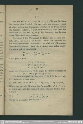 §. 9. Bewegung eines schweren Punctes auf dem Rotationskegel
