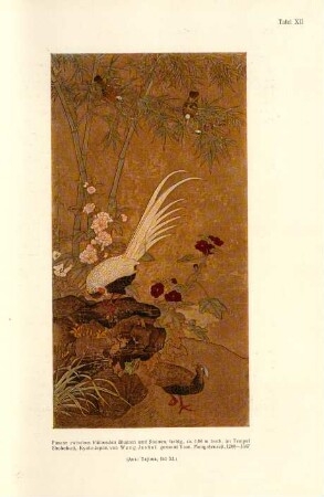 Tafel XII. [Wang Joshui, Fasane]