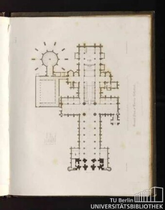 Plate 1. Ground plan of Lincoln Cathedral.