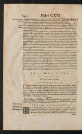 Psalmus CXXII.