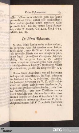 De Veteri Testamento.