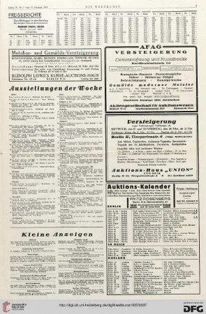 Nr. 7 (17. Feb. 1935), S. 3: Preisberichte