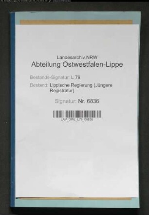 Meldungen zum Eintritt in den Staatsdienst, Band 2
