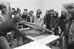 Badischer Kunstverein. Ausstellung "Druckgraphische Techniken"