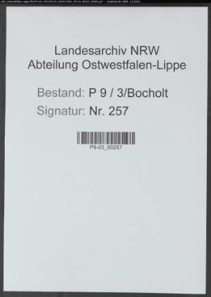Namensverzeichnis Bocholt T 1934