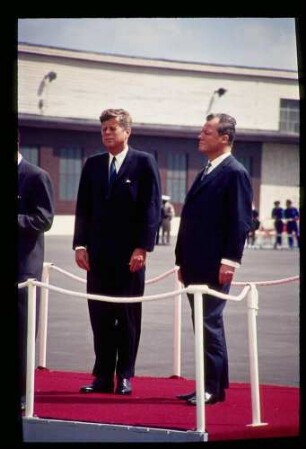 Kennedy in Tegel/mit Brandt