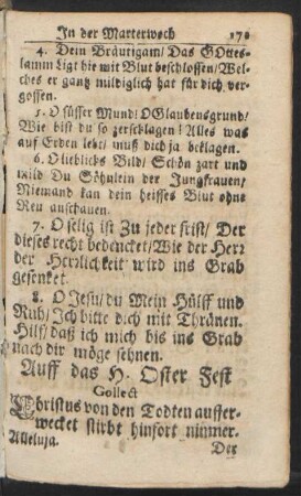 Auff das H. Oster Fest - [Am fünfften Sontag nach Ostern].