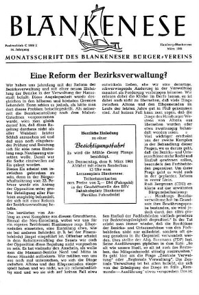 Eine Reform der Bezirksverwaltung?