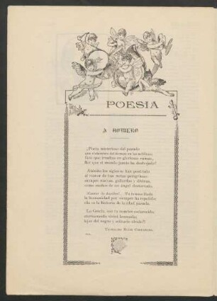 A Homero : Poesia