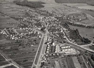 Luftbildaufnahmen von Karlsruhe. Hagsfeld/Rintheim - Hagsfeld