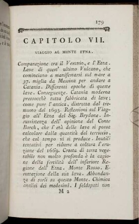 Capitolo VII. Viaggio al Monte Etna.