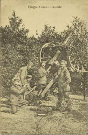 Flieger-Abwehr-Geschütz.
