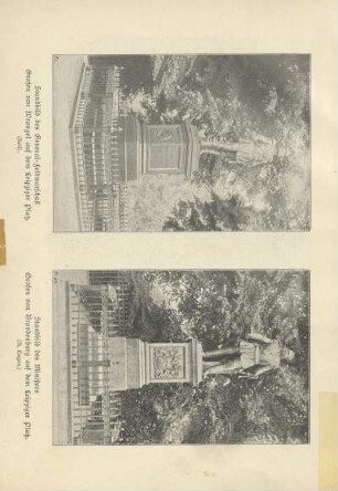 Das Lessingdenkmal im Tiergarten. (Lessing.)