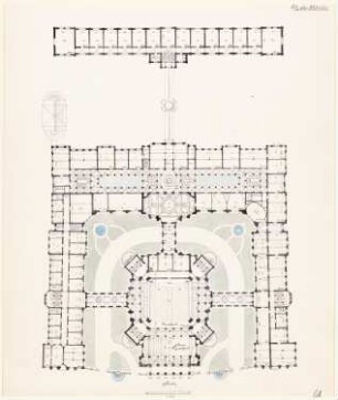 Hochschule für Bildende Künste, Berlin-Charlottenburg: Grundriss 1.OG 1:250