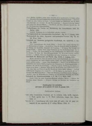 Pubblicazioni non periodiche pervenute all' Accademia nel mese di gennaio 1887.