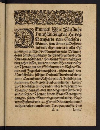 A2r-A4v, Relation Vnd Glaubwürdiger Bericht/...