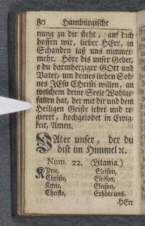 Vater unser, der du bist im Himmel rc.