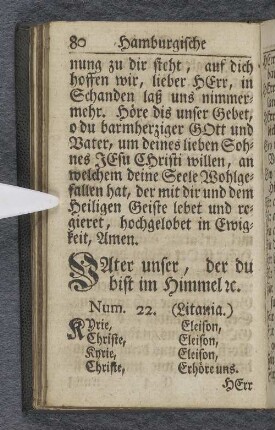 Vater unser, der du bist im Himmel rc.