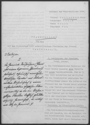 Neuhausen/Erms-Glems: Pfarrbericht Neuhausen 1935