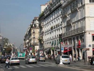 Rue de Rivoli am Pariser Rathaus, Hotel de Ville