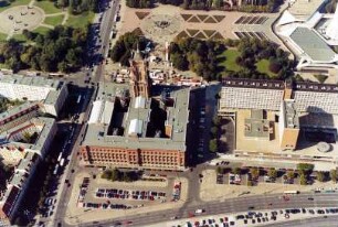 Rotes Rathaus in Berlin : Blickrichtung Nordwesten