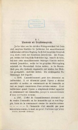 Pfandrechtliche Forschungen