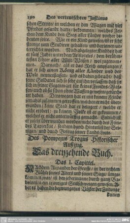 Das dreyzehende Buch