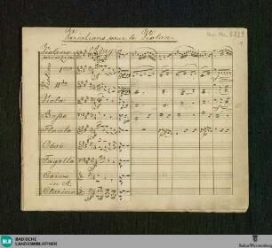 Variations - Don Mus.Ms. 2229 : vl, orch; A