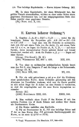 II. Kurven höherer Ordnung (5).