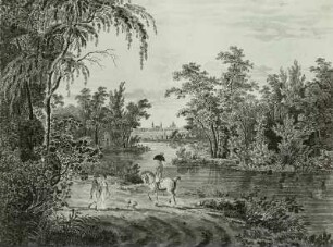Blick vom Großen Garten nach der Stadt