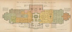 Plan der deutschen Kunst- und Kunstindustrie-Ausstellung München 1876