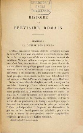 Histoire du bréviaire romain