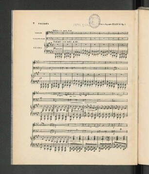 Trio No. 1.
