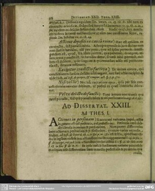 Ad Dissertat. XXIII.