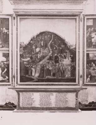 Die Parabeln Christi - Die Arbeiter am Weinberg : Altar. Mönchskirche. Salzwedel