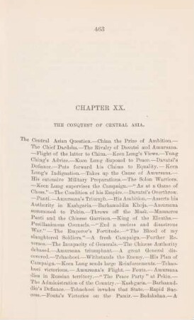 Chapter XX. The conquest of Central Asia