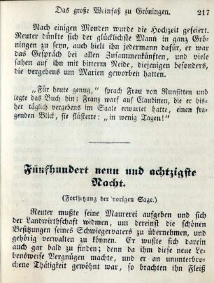 Fünfhundert neun und achtzigste Nacht