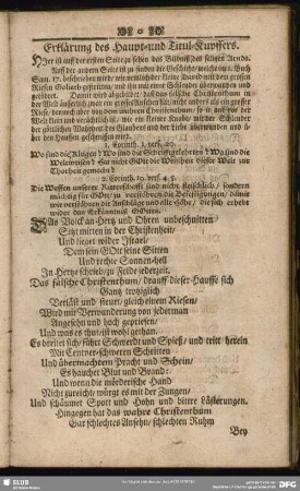 Erklärung des Haupt- und Titul-Kupffers