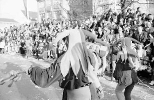 Freiburg: Rosenmontagsumzug [Zuschauer]