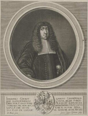 Bildnis des Iohannes Guolfggangus Grunewald