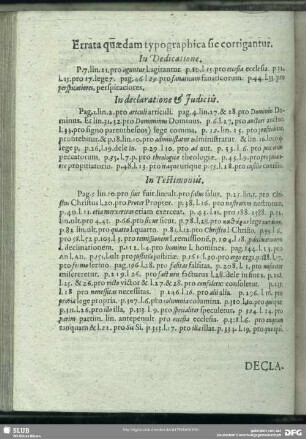 Errata quaedam typographica sic corrigantur