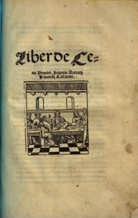Liber de cena domini