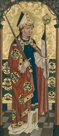 Altarflügel, VS. Heiliger Kilian, RS. Christus als Schmerzensmann