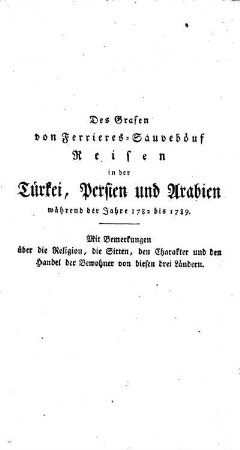 [Reise durch Kamtschatka und Sibirien nach Frankreich] @Herrn von Lesseps, Gefaehrten des Grafen de la Perouse Reise durch Kamtschatka und Sibirien nach Frankreich